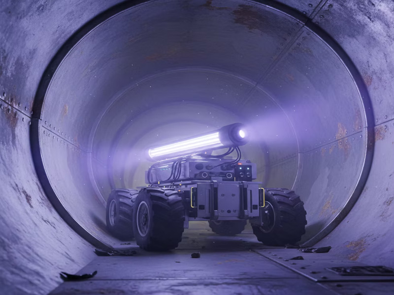 UV sanitization HVAC duct air purification system Bengaluru